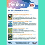 Ciné Doudou au cinéma Le Rex Du 19 janv au 4 mai 2025