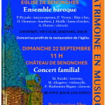 Concert - Ensemble baroque Le 21 sept 2024