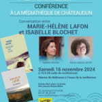 Conférence : Conversation entre Marie-Hélène... Le 16 nov 2024