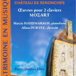 Concert - Oeuvre pour 2 claviers - Mozart Le 20 oct 2024