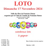 Loto organisé par le Club de l