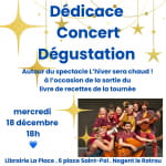 Dédicace, Concert & Dégustation autour du livre... Le 18 déc 2024