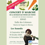 Concert Ô marché | Automne 2024 Le 16 nov 2024